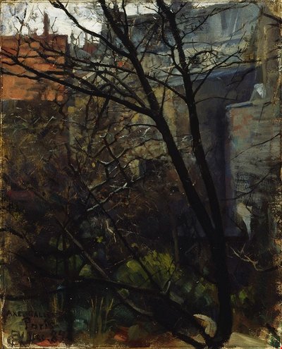 Parisian Backyard by Akseli Gallen Kallela